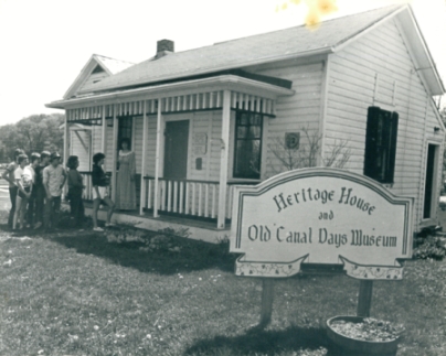 A view of the Heritage House in its current location