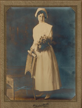 Dorothy graduated from the Canal Fulton High School in 1922 - pictured here is her 1925 graduation photo from nursing school